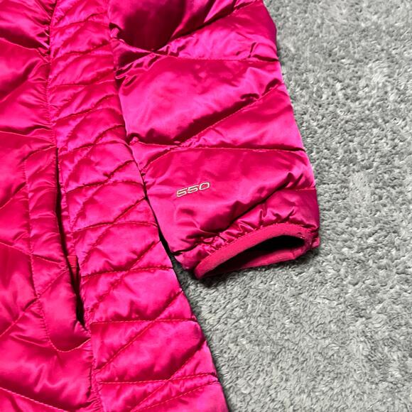 The North Face Coat Kids Youth Large 14-16 Pink 550 Down Puffer Jacket - Picture 3 of 12